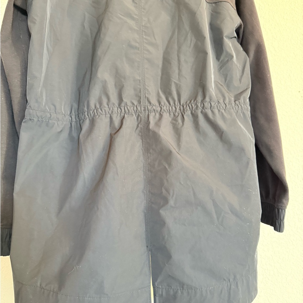 Athleta Black Mixed Jacket With Drawstring - image 3